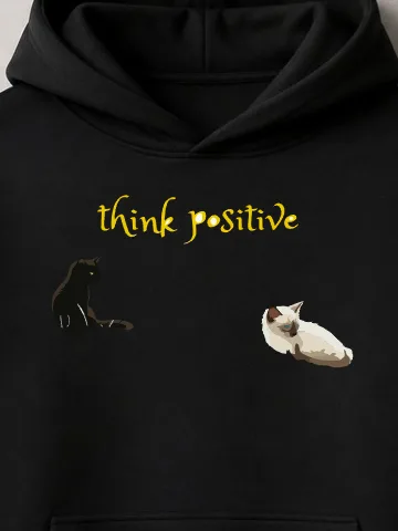 Think Positive Hoodie