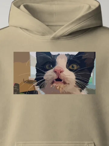 Close-Up Cat Hoodie