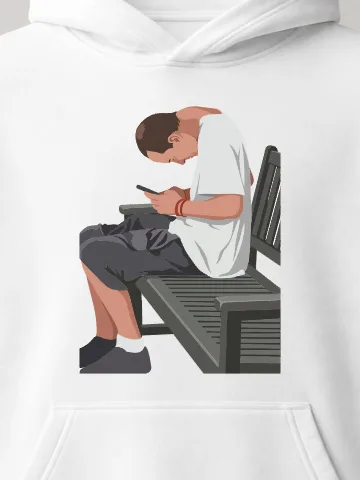 Park Bench Scroll Hoodie