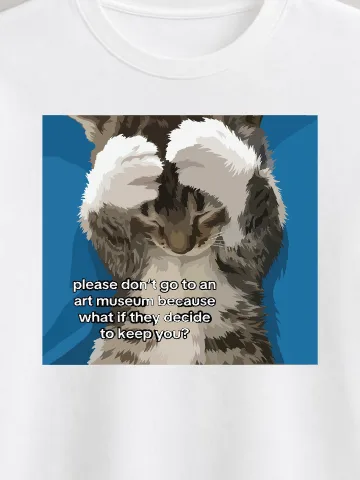 Art Museum Cat Tee