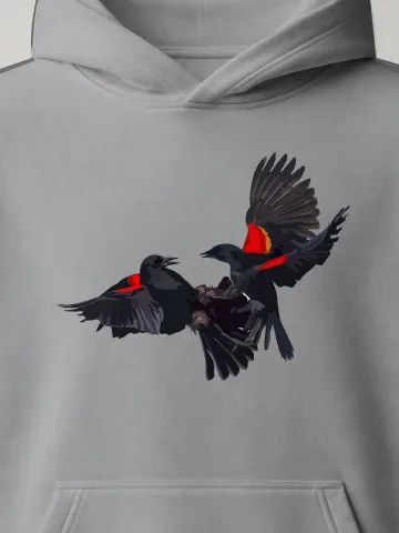 Red-Winged Blackbirds Hoodie