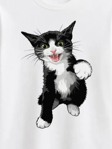 Tuxedo Wave Tee