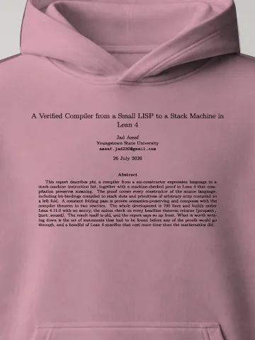 Verified Compiler Hoodie