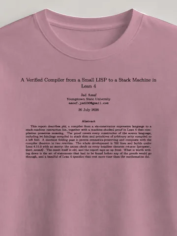 Verified Compiler Tee