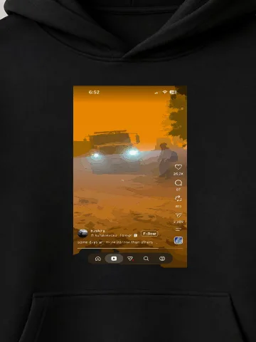 Headlights in the Dust Hoodie
